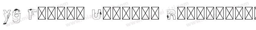 YG Floral Unicode Regular字体转换